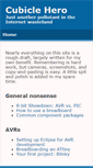 Mobile Screenshot of cubiclehero.com