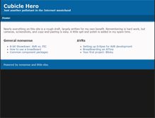 Tablet Screenshot of cubiclehero.com